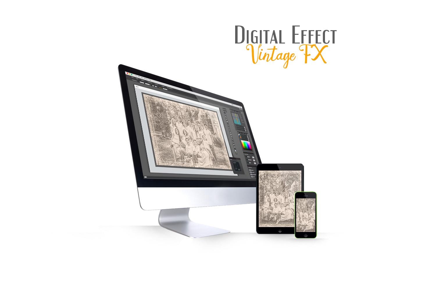 Custom Vintage Photo Effect (Digital)