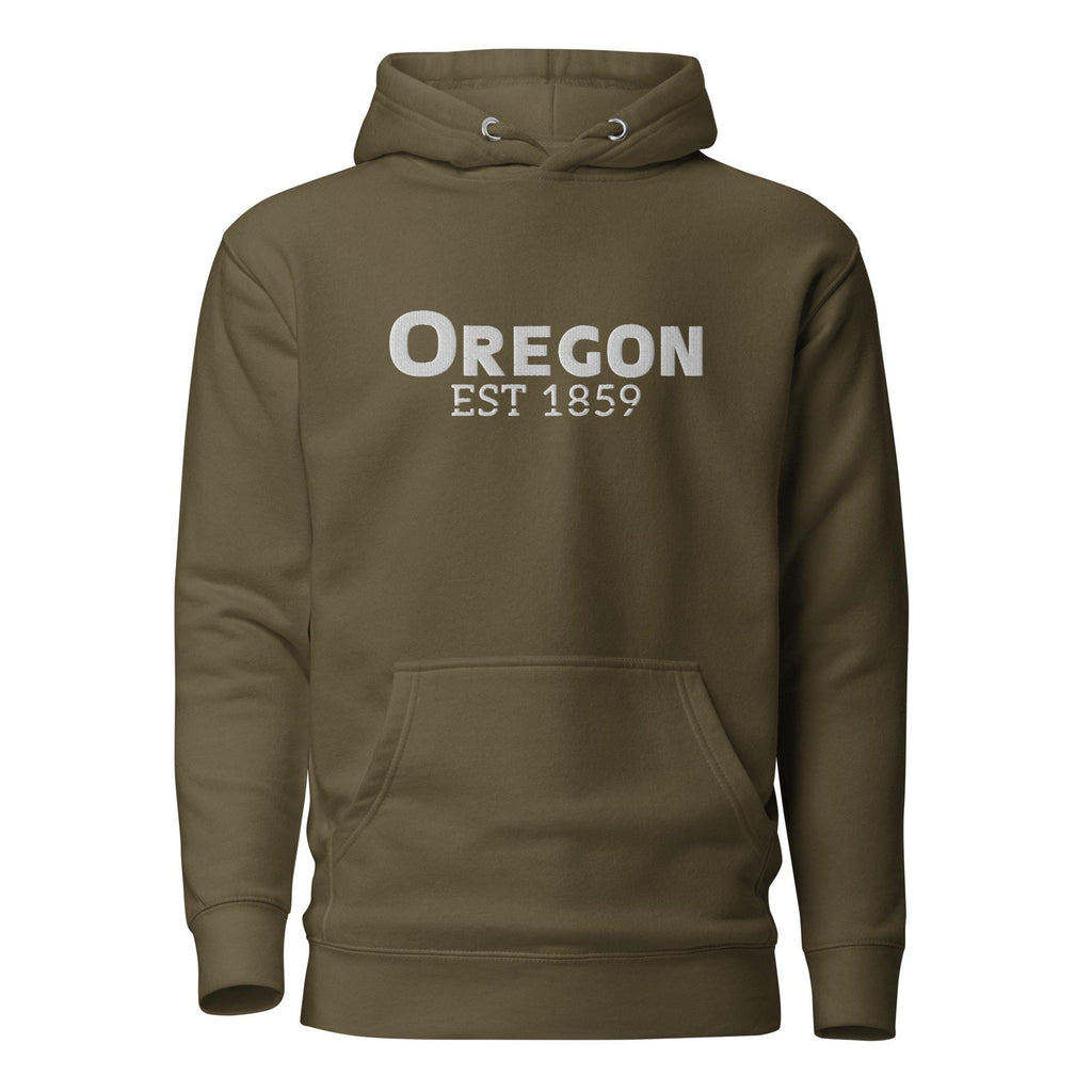 Embroidered Oregon State Premium Hoodie