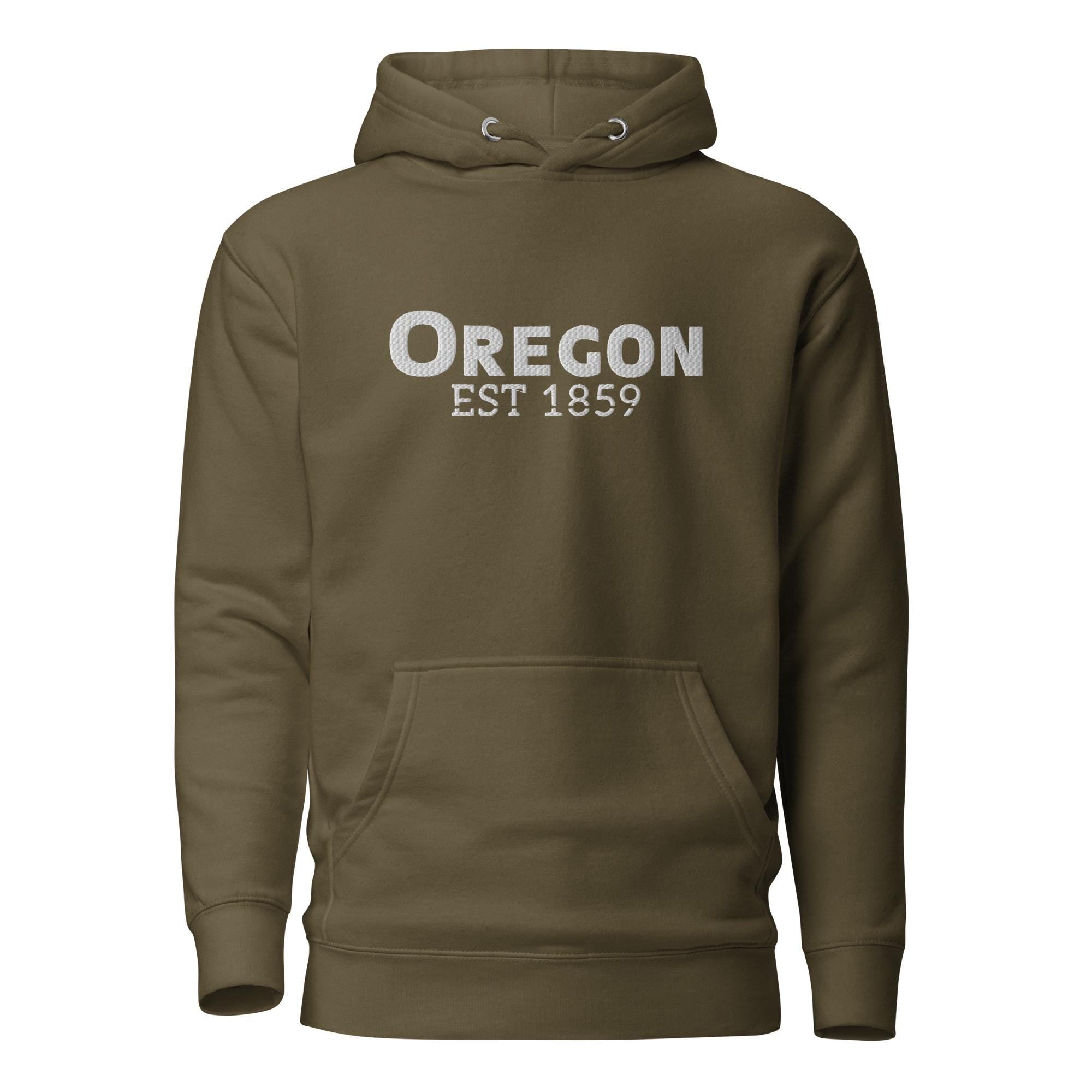 Embroidered Oregon State Premium Hoodie