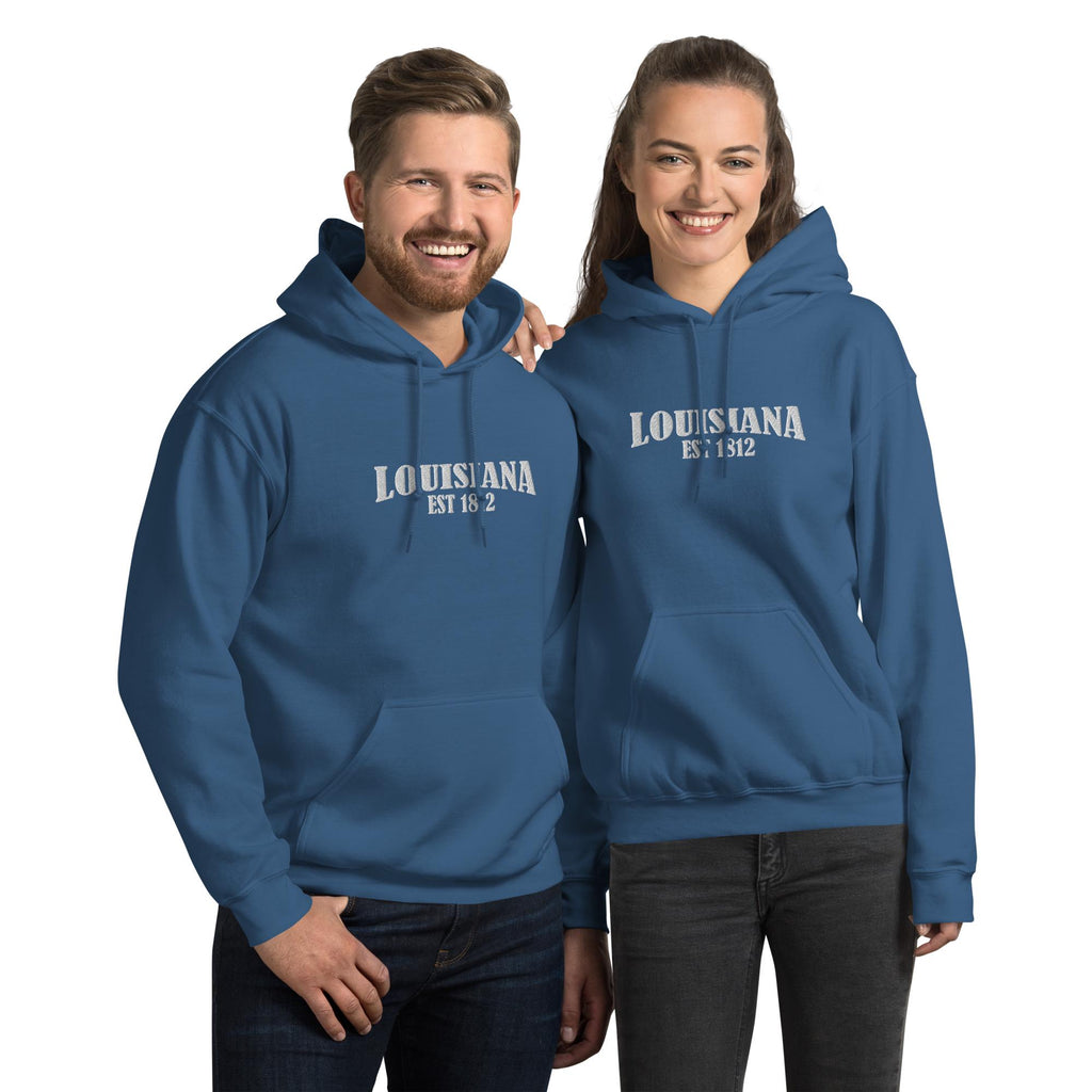 Embroidered Louisiana State Hoodie