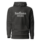 Embroidered Indiana State Premium Hoodie
