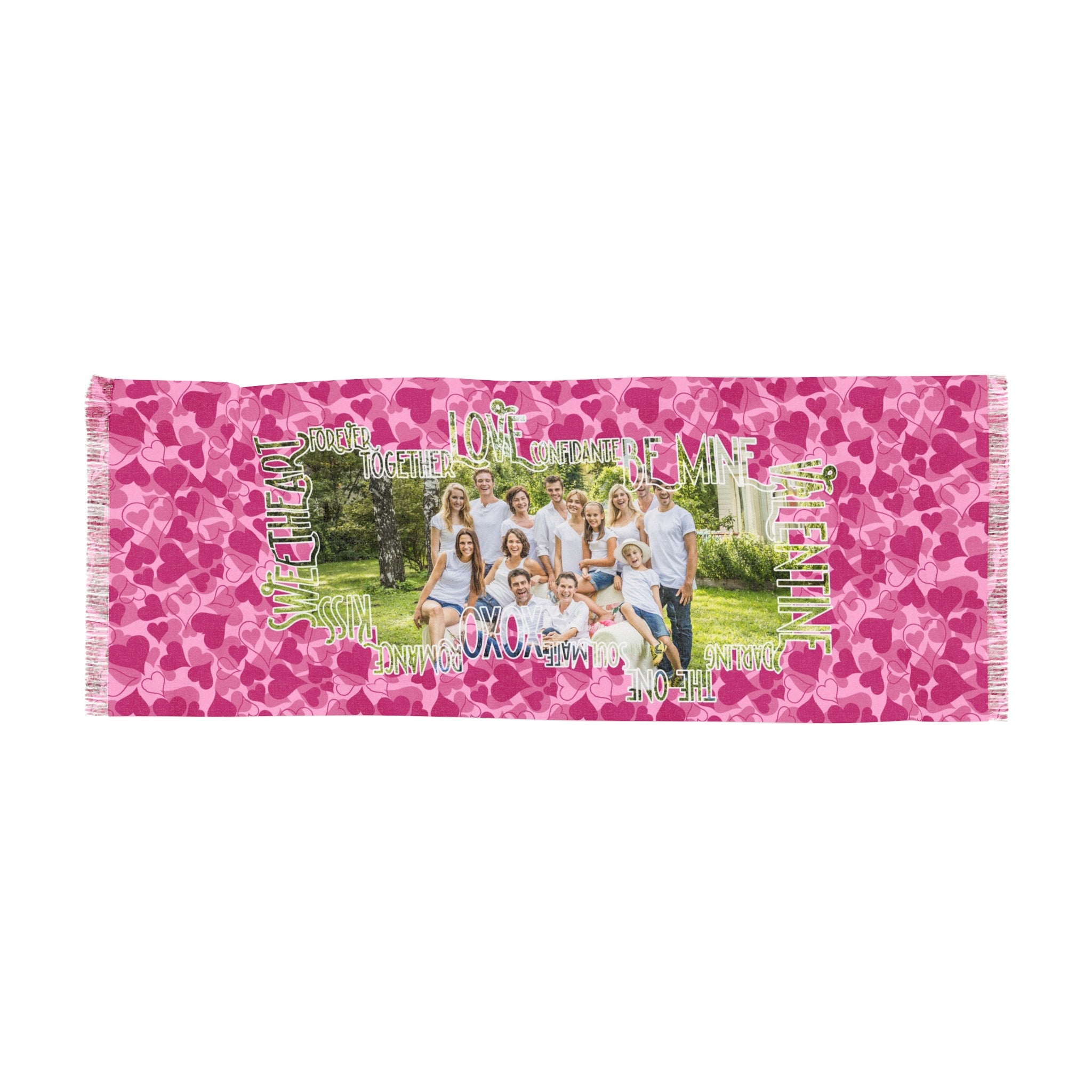 Personalized Valentines Day Scarf