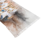 Personalized Watercolor Crop Effect Woman Scarf