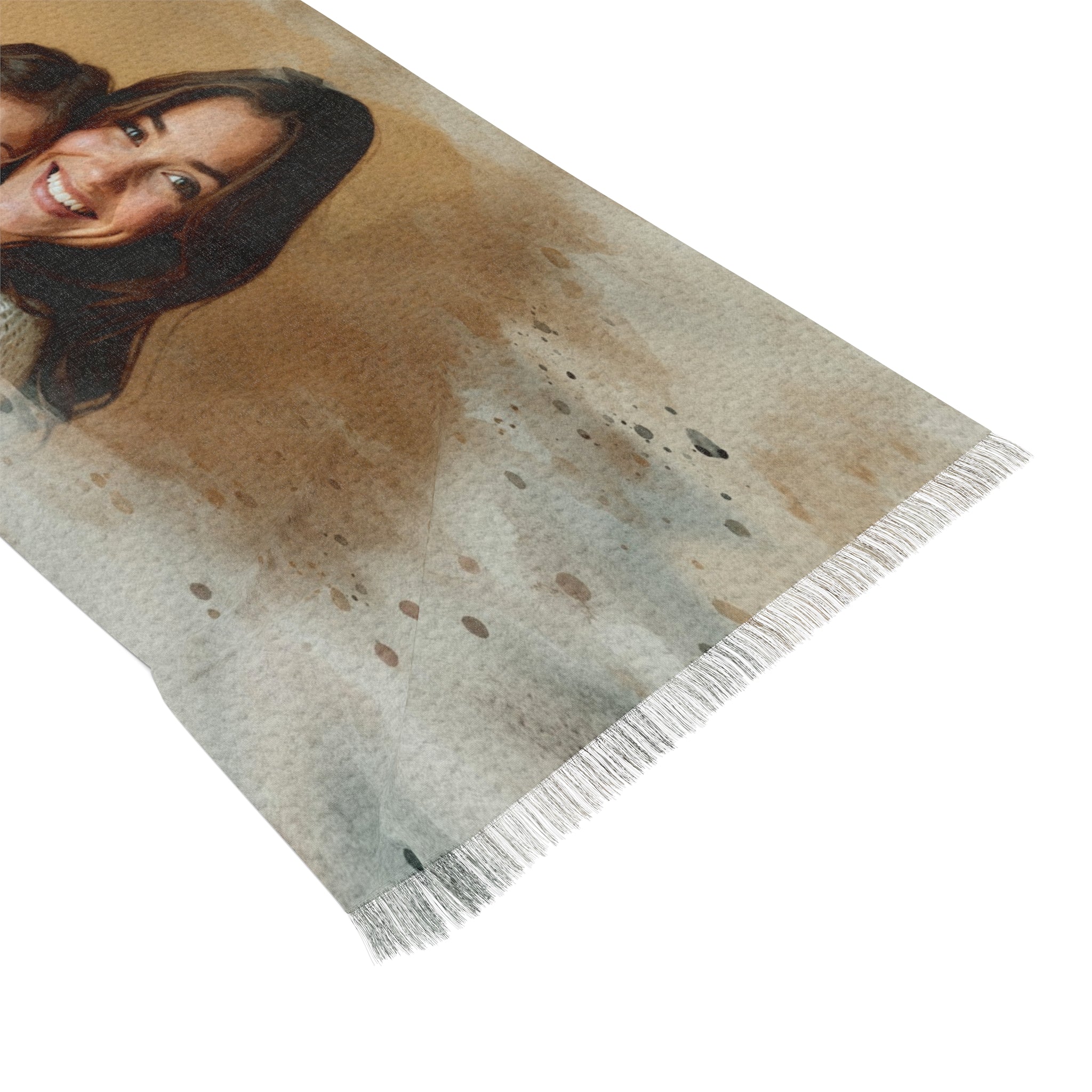 Personalized Mothers Day Scarf with Photo