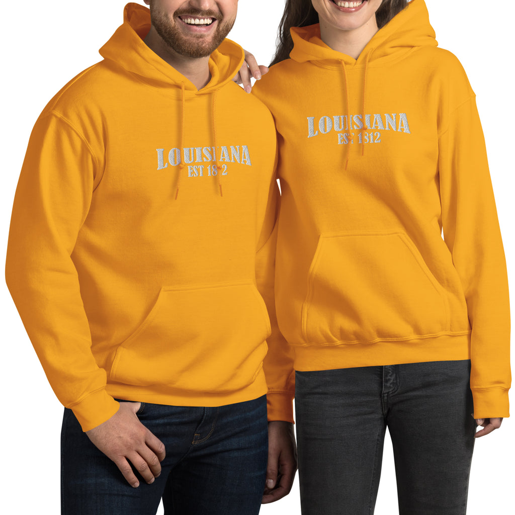 Embroidered Louisiana State Hoodie