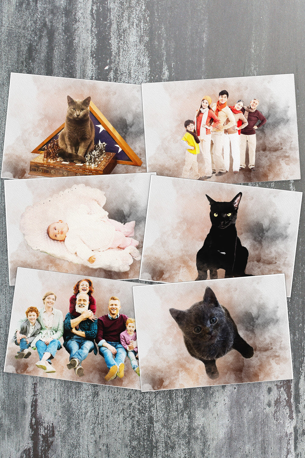 Custom Watercolor Photo Effect (Digital)