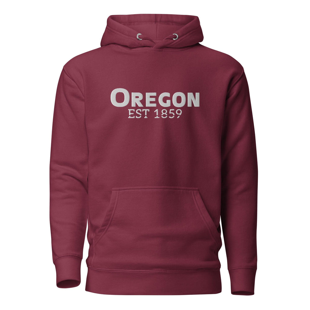 Embroidered Oregon State Premium Hoodie