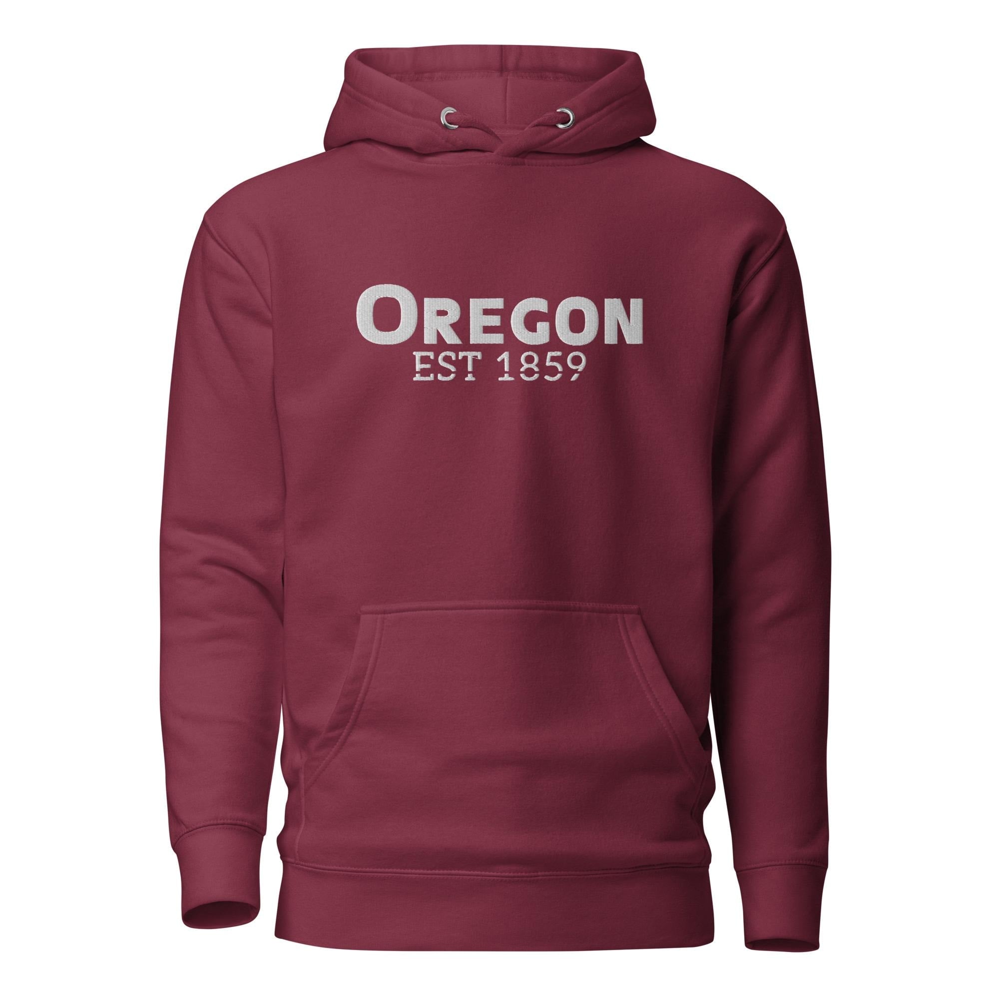 Embroidered Oregon State Premium Hoodie