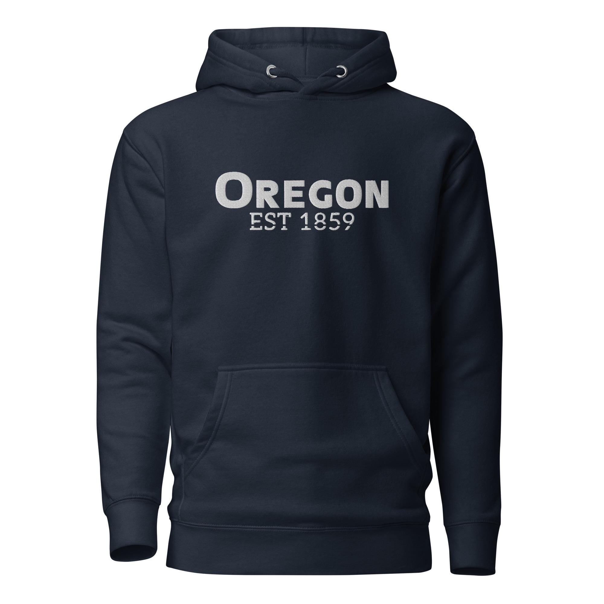 Embroidered Oregon State Premium Hoodie