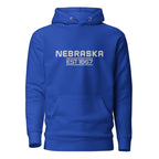 Embroidered Nebraska State Premium Hoodie