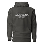 Embroidered Montana State Premium Hoodie