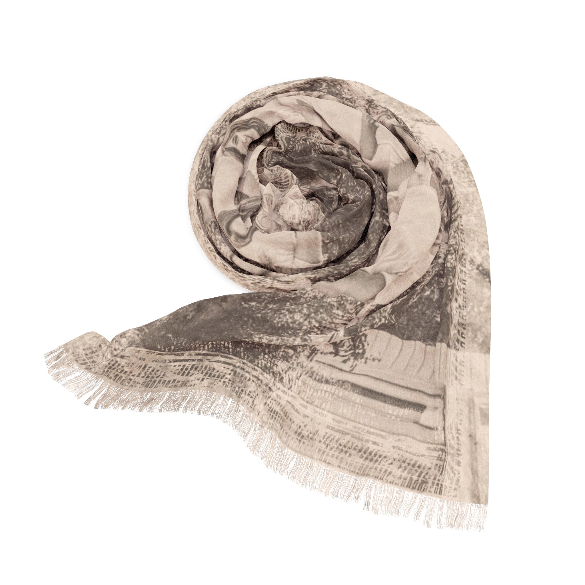 Personalized Vintage Photo Effect Woman Scarf