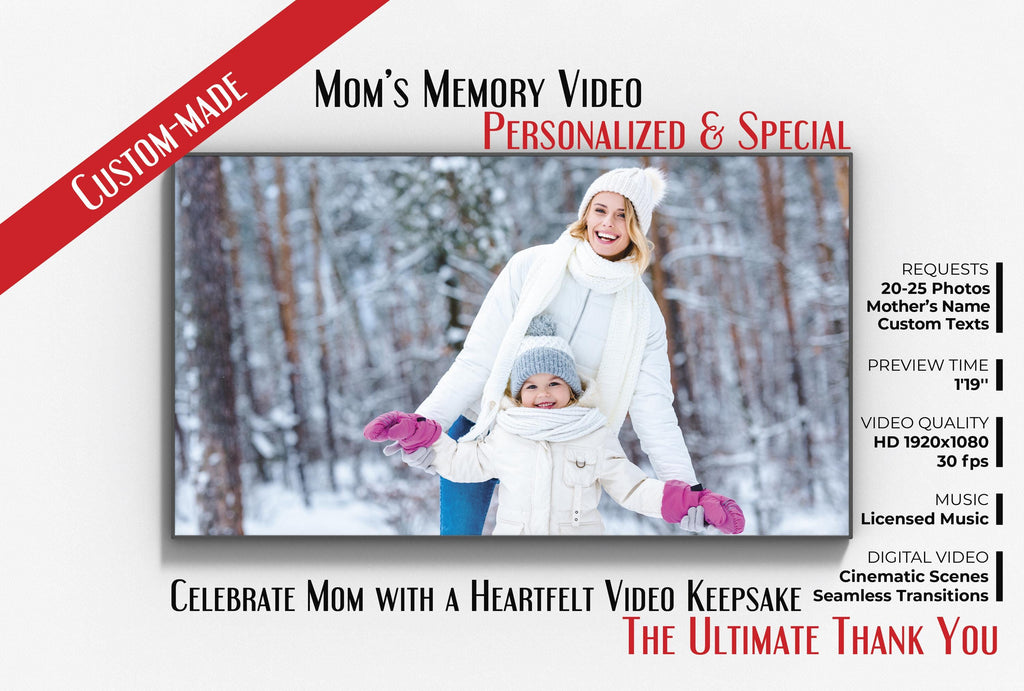 Custom Mother’s Day Video | Personalized Family Story Film | Meaningful Digital Gift for Mom