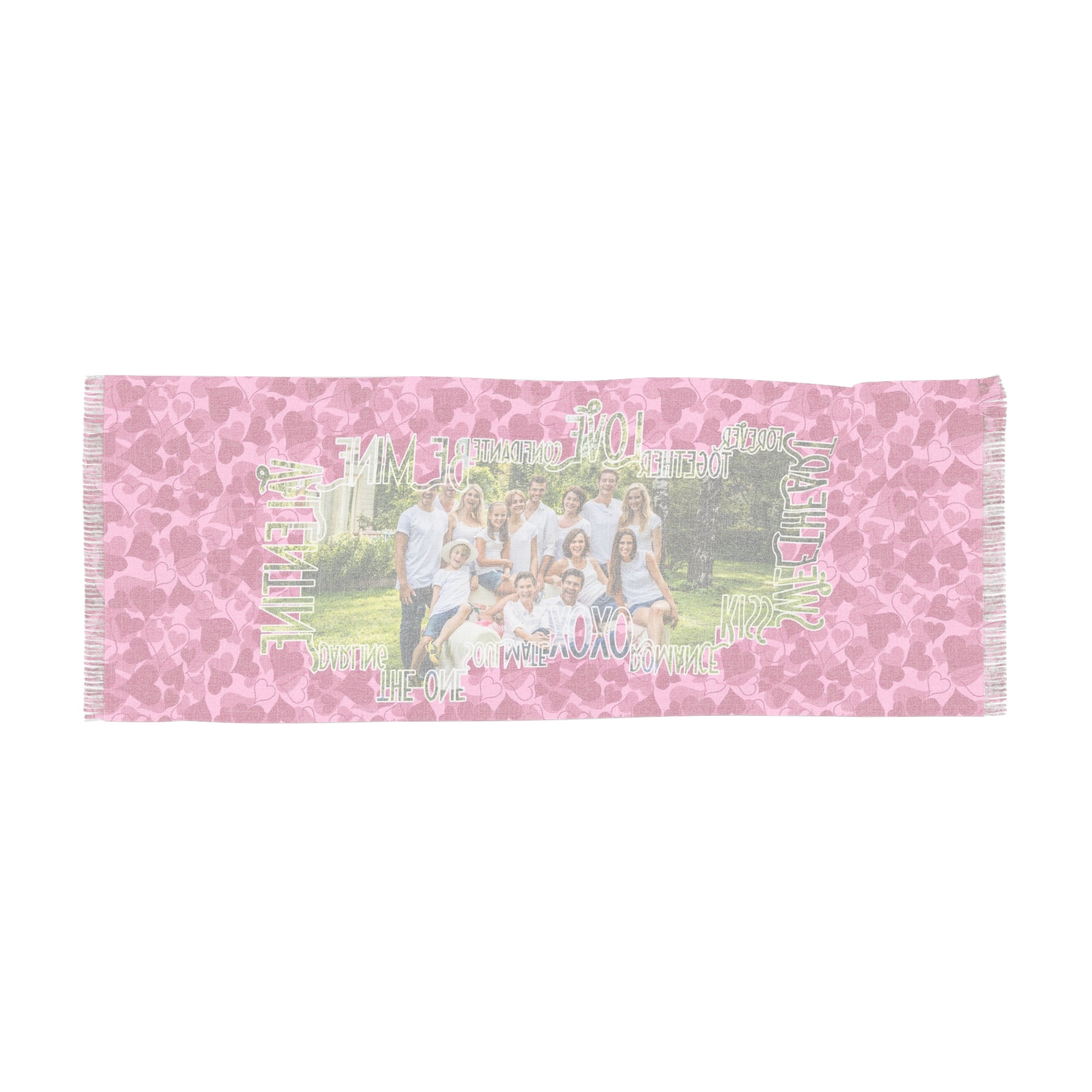 Personalized Valentines Day Scarf