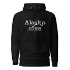 Embroidered Alaska State Premium Hoodie
