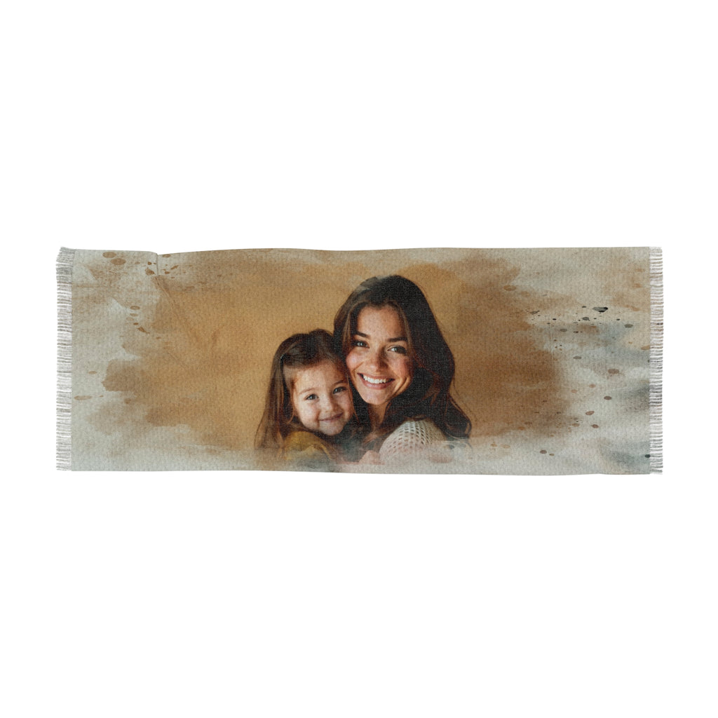 Personalized Mothers Day Scarf with Photo