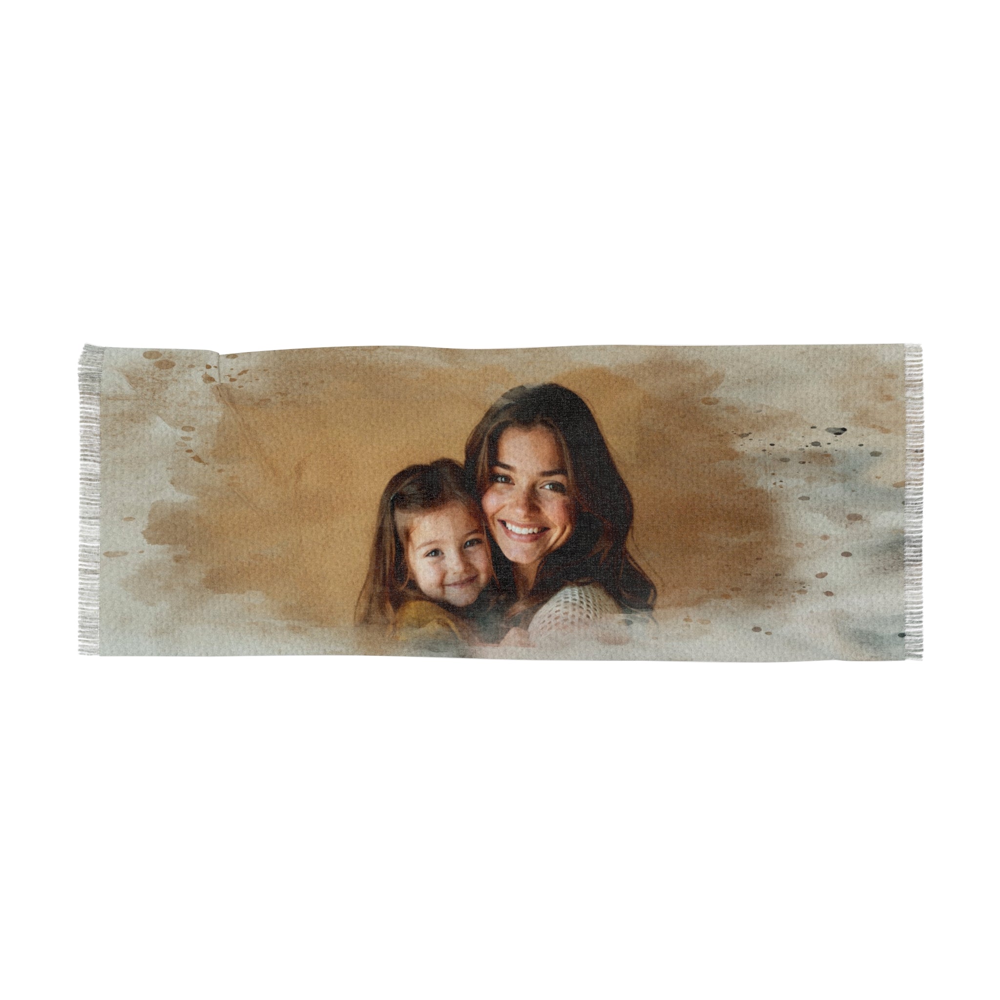 Personalized Mothers Day Scarf with Photo