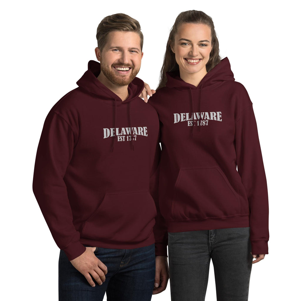 Embroidered Delaware State Hoodie