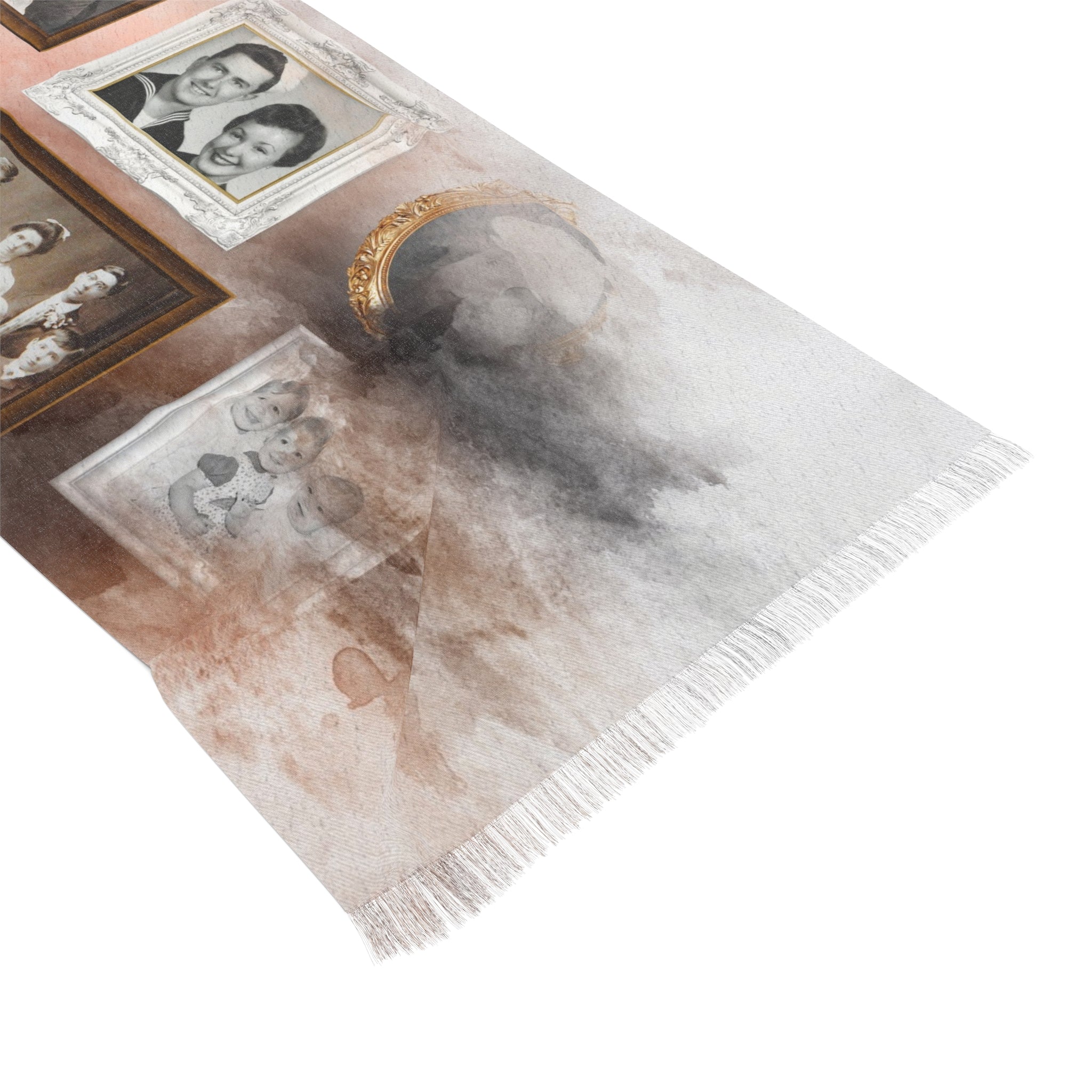 Personalized Ancestry Photo Frames Scarf