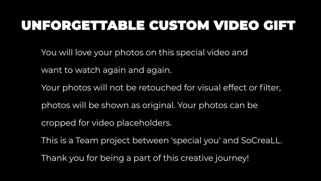 Personalized Valentine's Day Video Gift | Cinematic Love Story Film | Elegant Digital Couples Keepsake