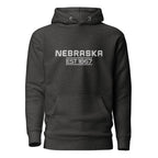 Embroidered Nebraska State Premium Hoodie