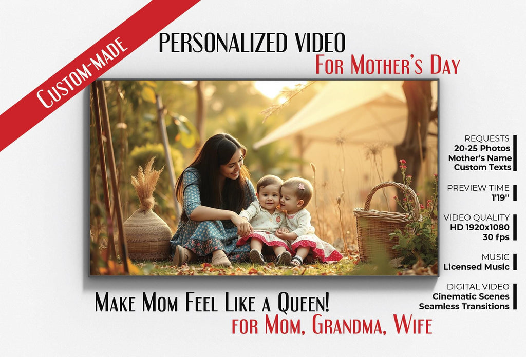 Custom Mother’s Day Video | Personalized Family Story Film | Meaningful Digital Gift for Mom