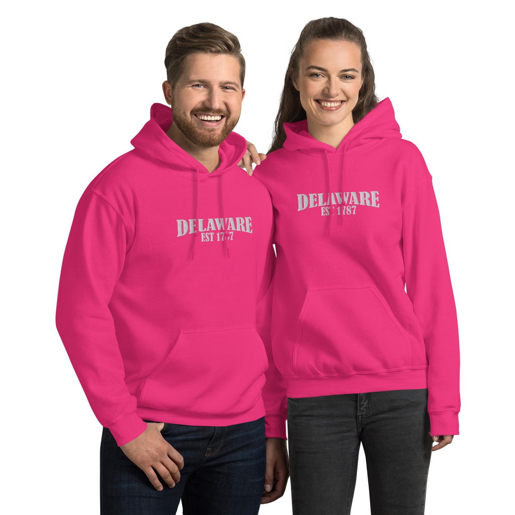 Embroidered Delaware State Hoodie