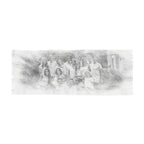 Personalized Pencil Sketch Effect Woman Scarf