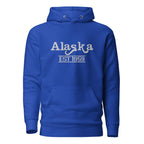Embroidered Alaska State Premium Hoodie