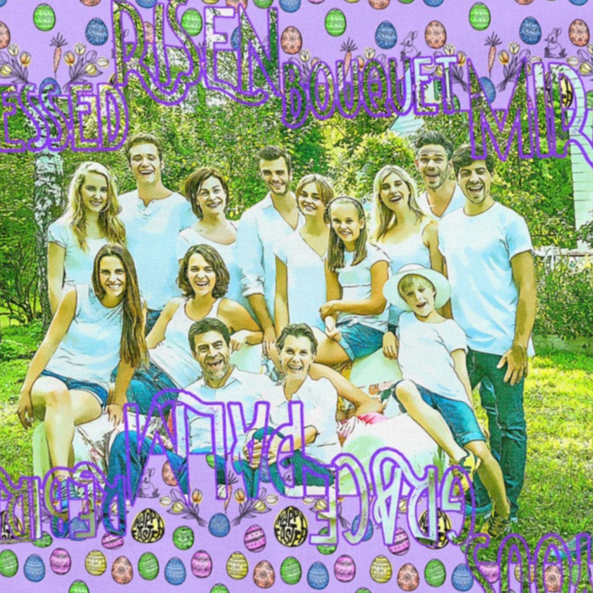 Personalized Easter Design Scarf