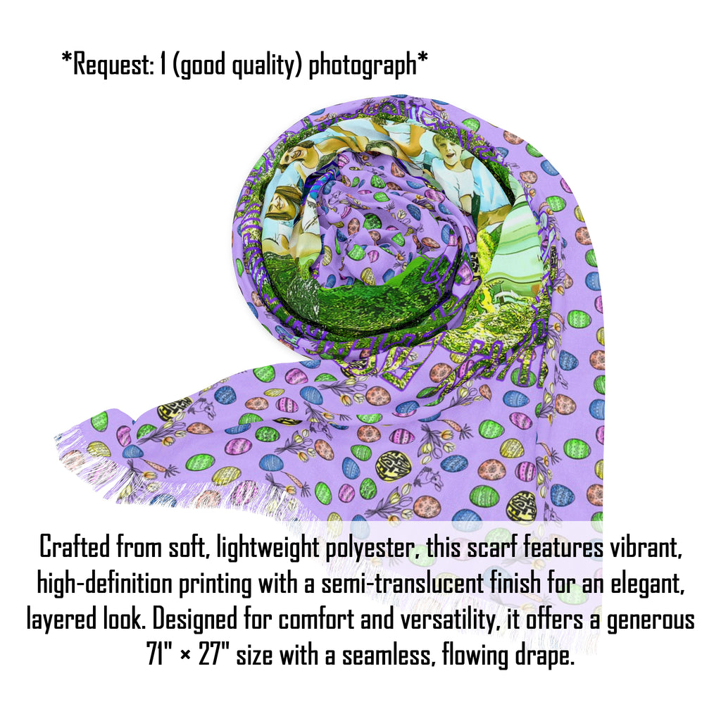 Personalized Easter Design Scarf