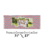 Personalized Fourth of July Design Scarf