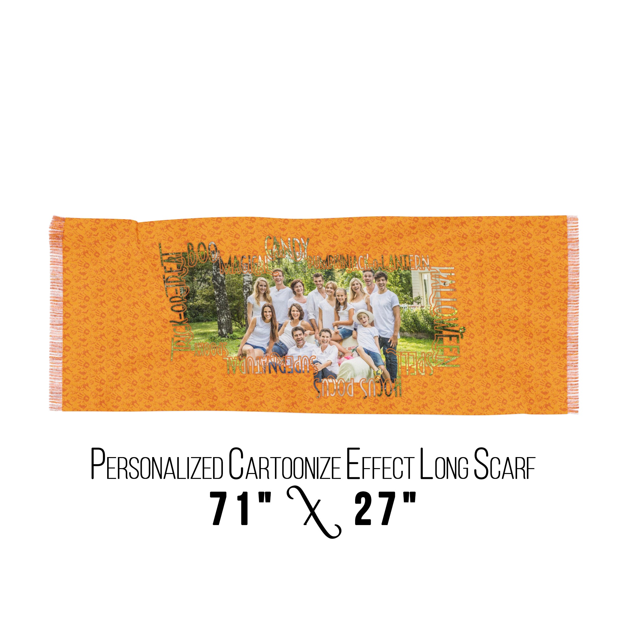 Personalized Halloween Design Scarf