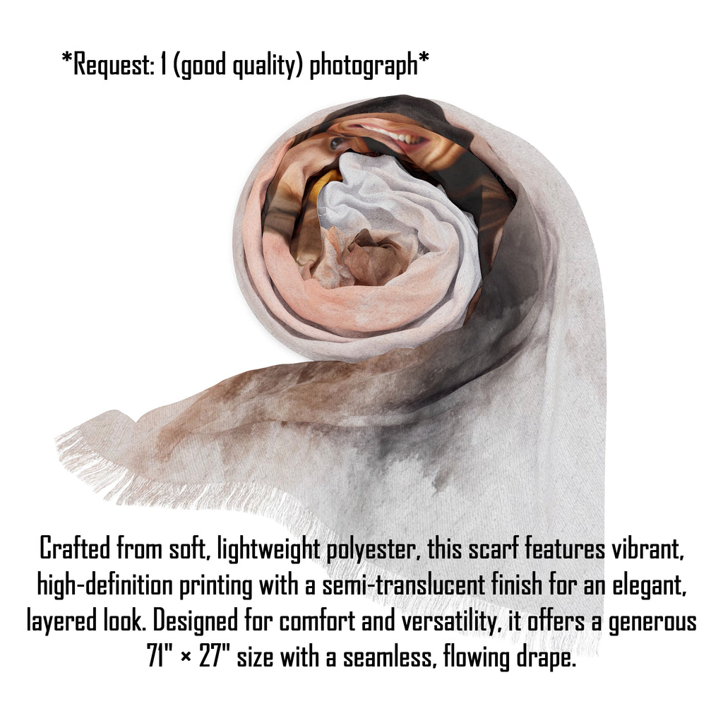 Personalized Mothers Day Woman Scarves