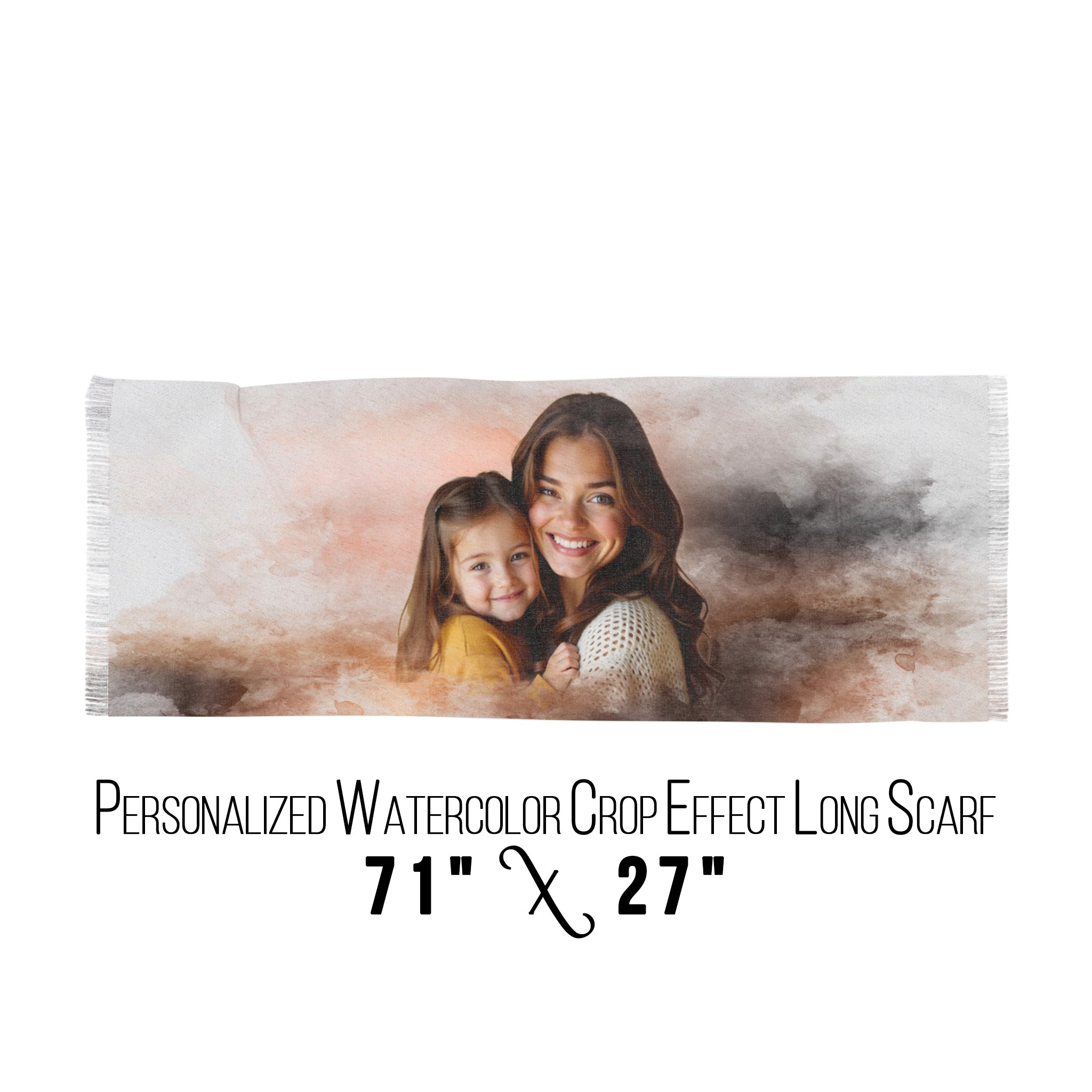 Personalized Mothers Day Woman Scarves