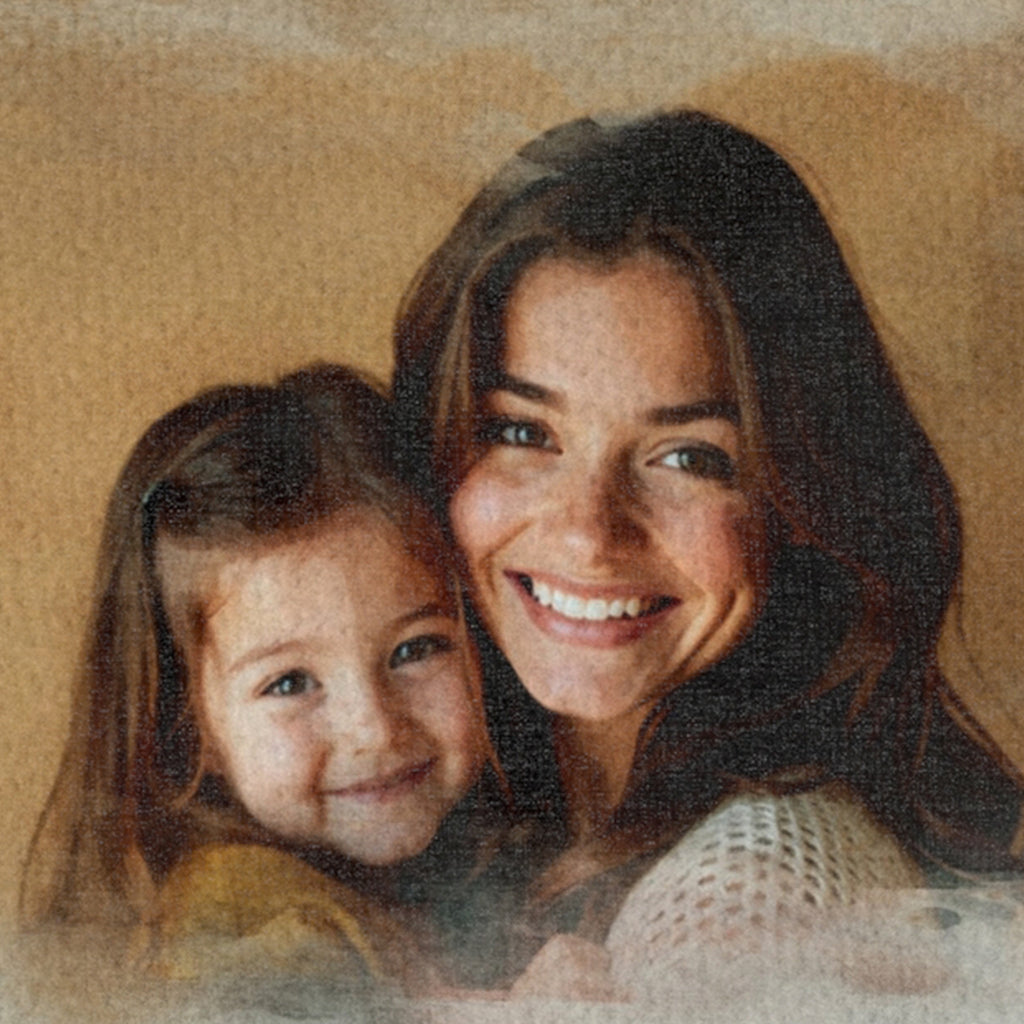 Personalized Mothers Day Scarf with Photo