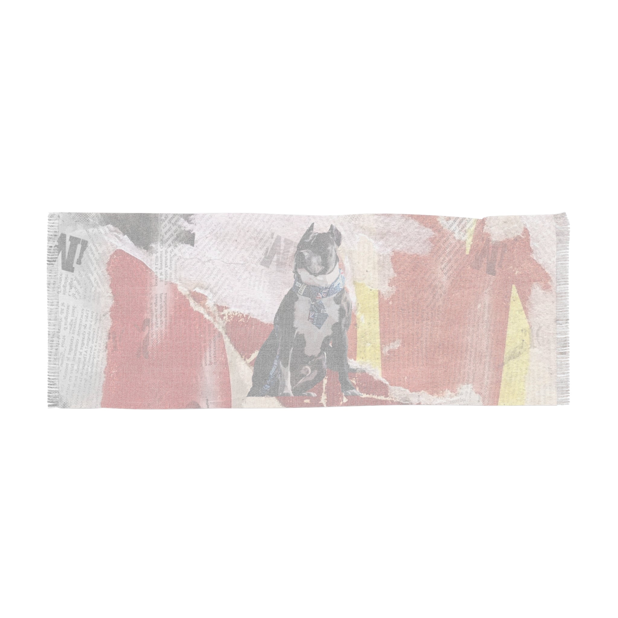 Personalized Pet Friend Crop Character Woman Scarf