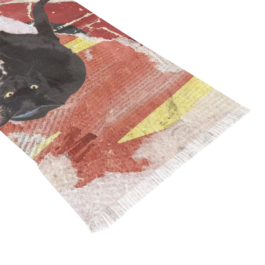 Personalized Pet Friend Crop Character Woman Scarf