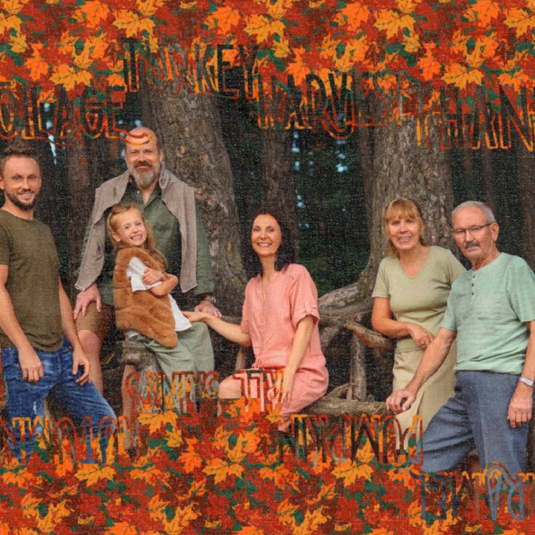 Personalized Autumn (Fall) Season Scarf