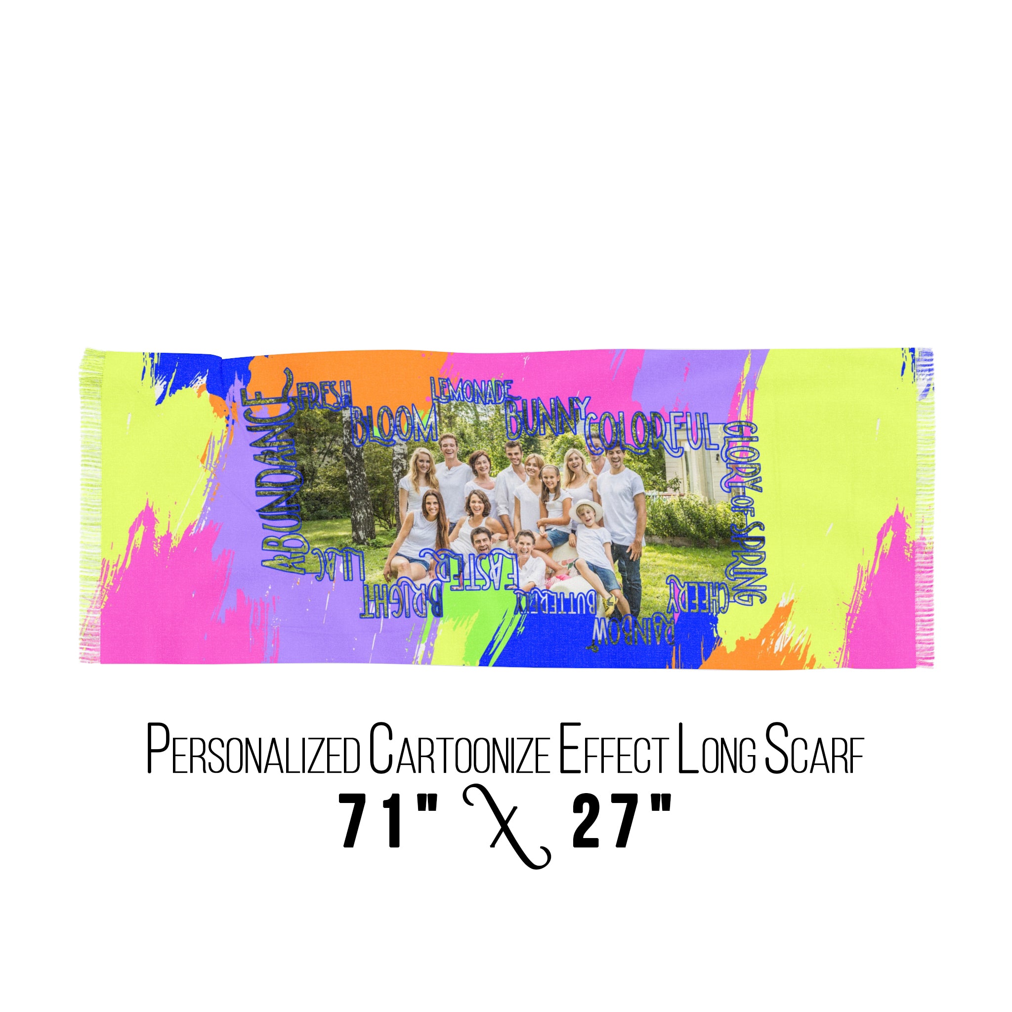 Personalized Spring Season Scarf