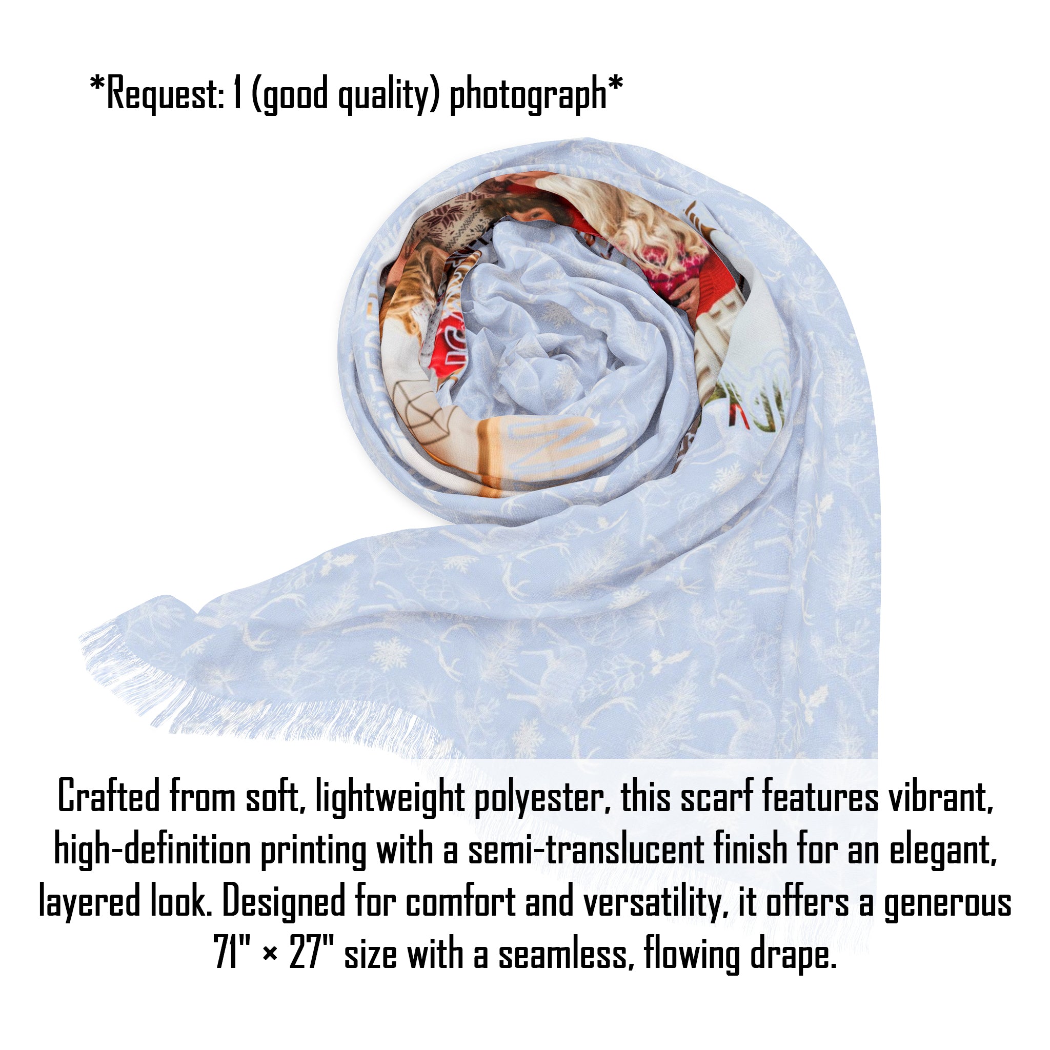 Personalized Winter Season Scarf