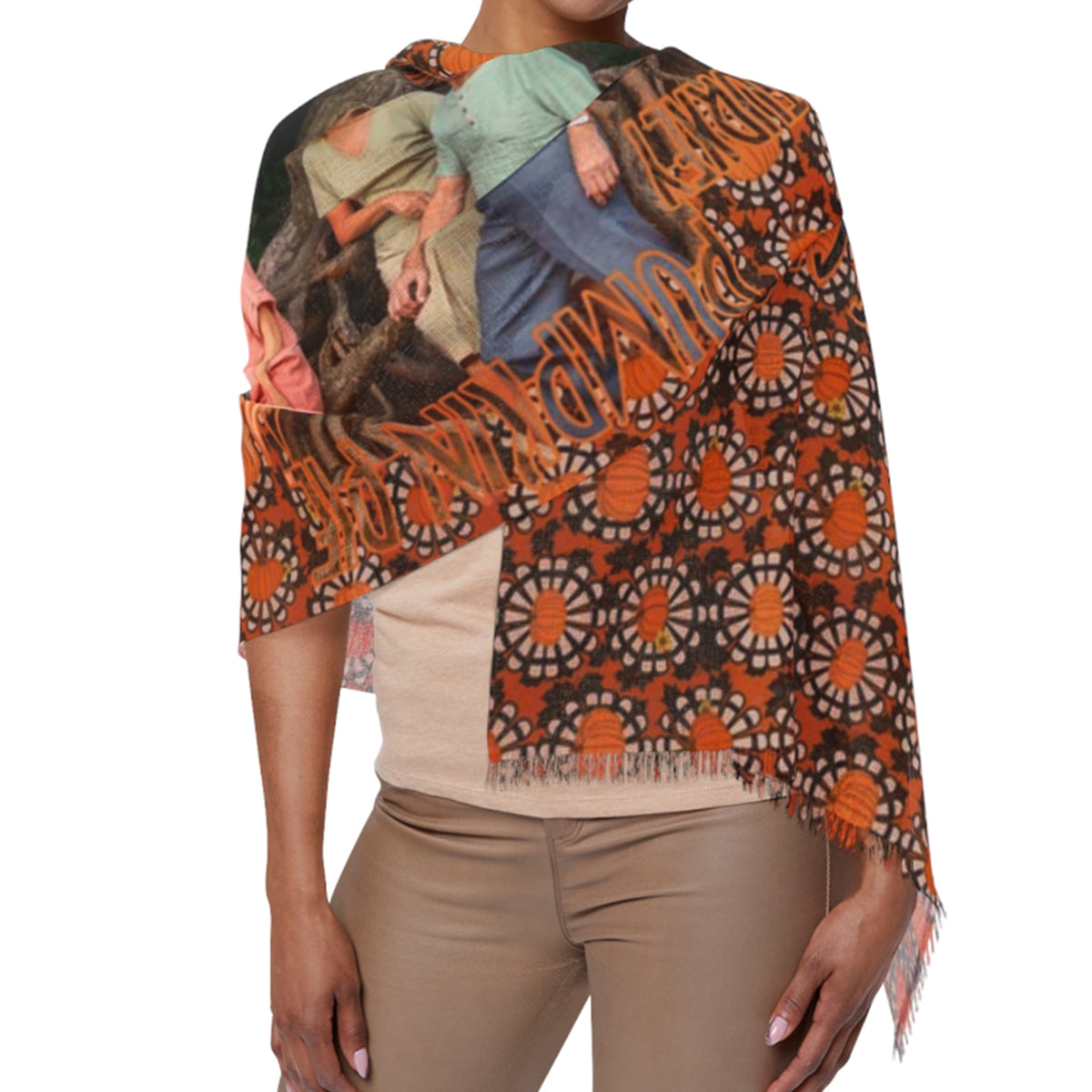 Personalized Thanksgiving Women Scarf