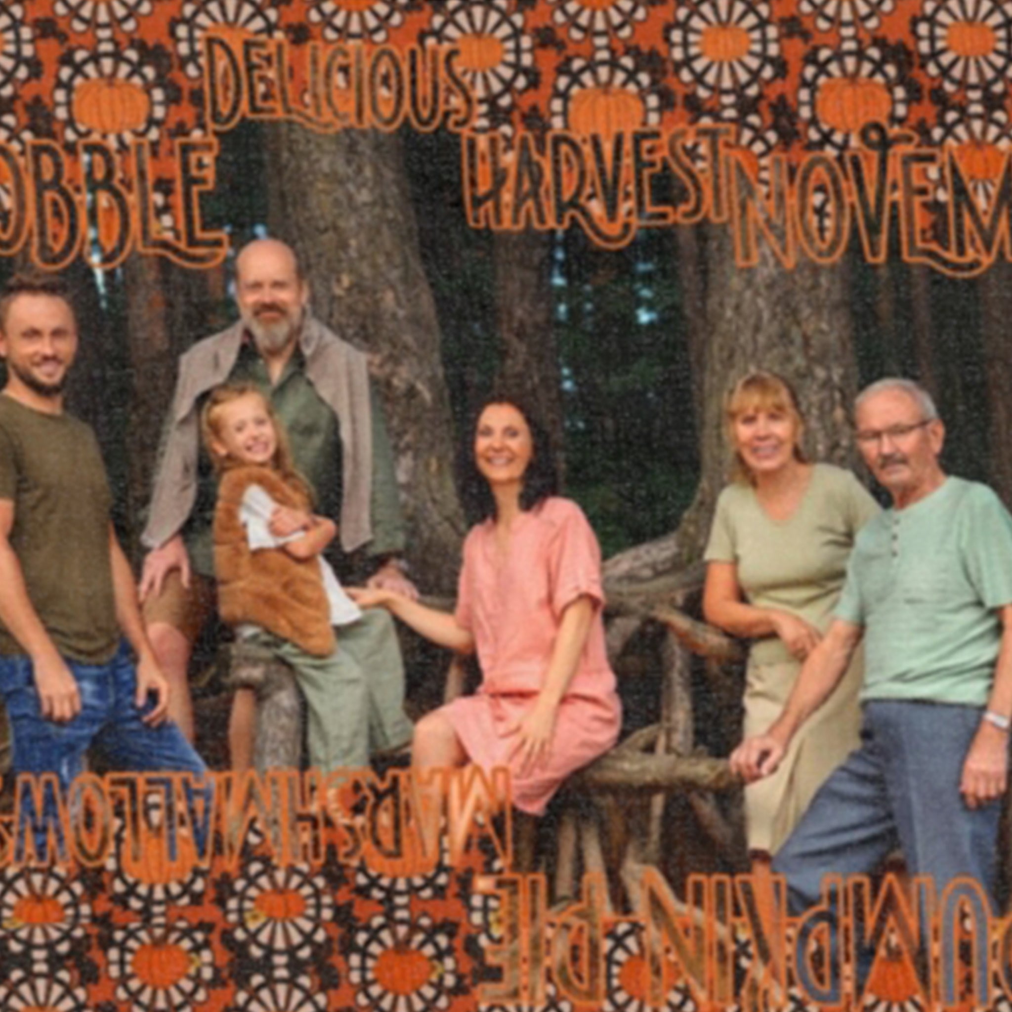 Personalized Thanksgiving Women Scarf