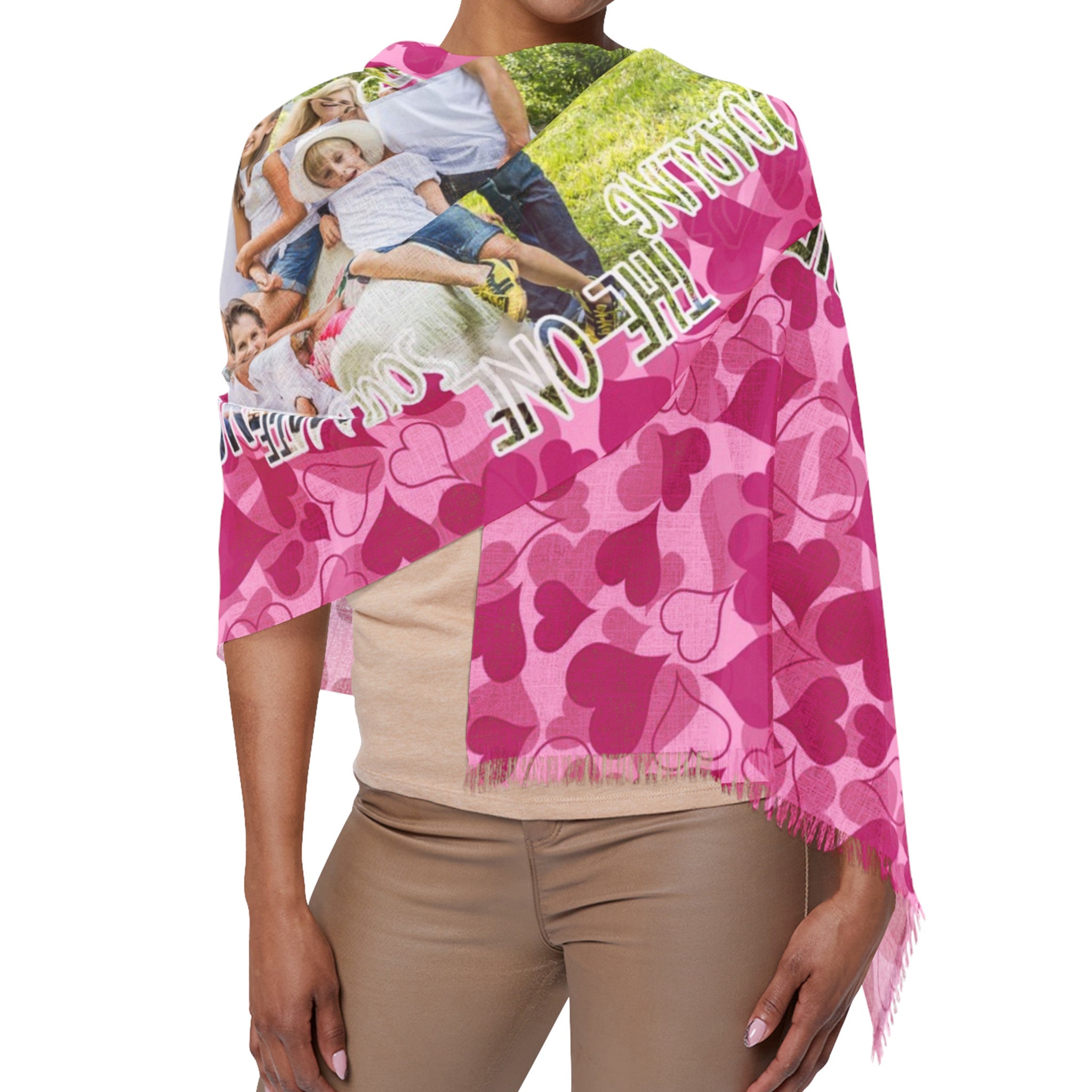 Personalized Valentines Day Scarf