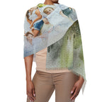 Personalized Watercolor Effect Woman Scarf