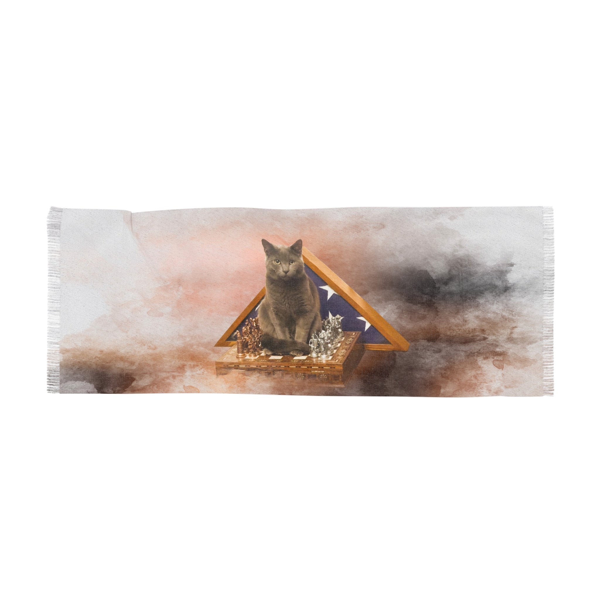 Personalized Pet Friend Crop Character Woman Scarf