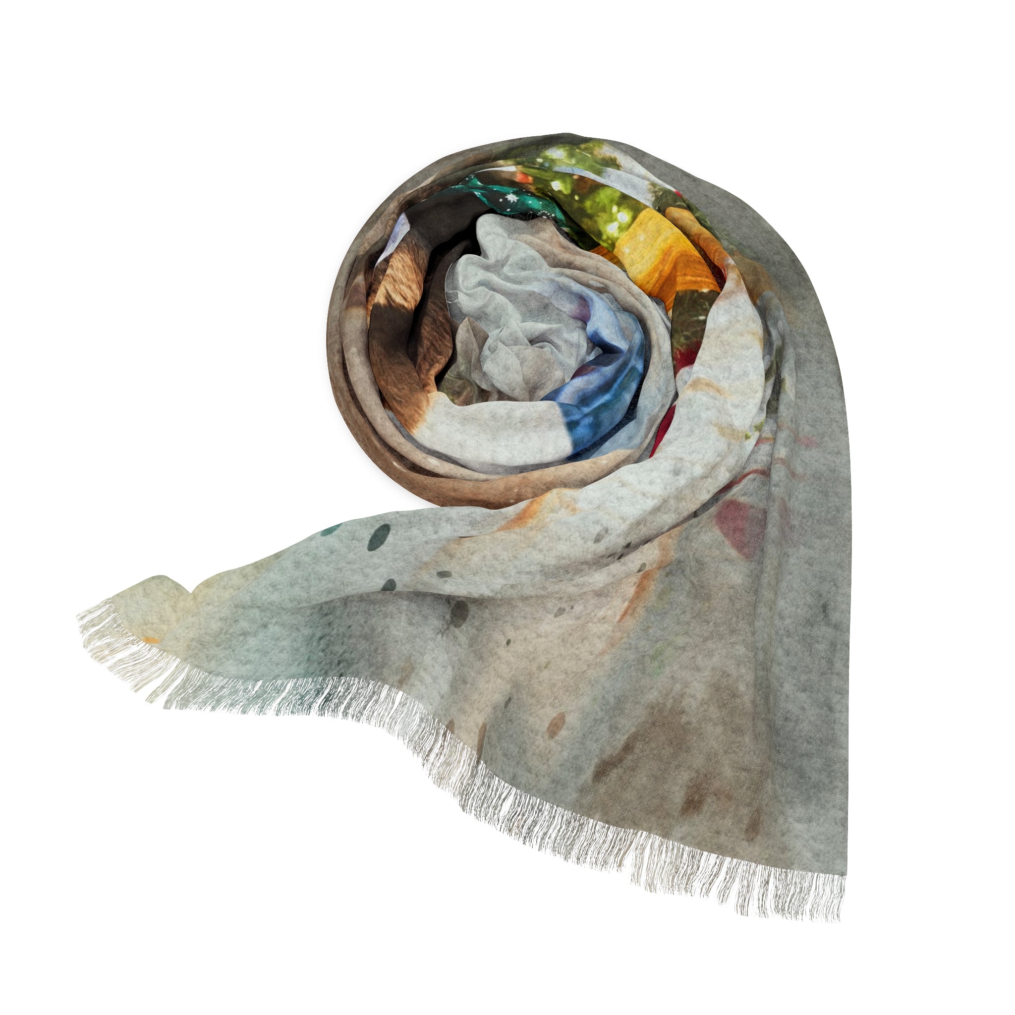 Personalized Pet Lover Woman Artistic Scarf
