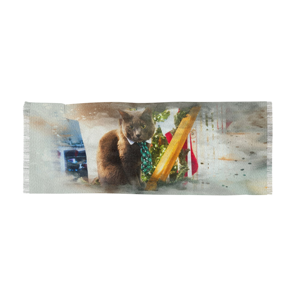 Personalized Pet Lover Woman Artistic Scarf