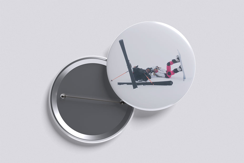 Custom Photo Pins: Personalized Pinback Buttons | Set of 8 |  2.5" Round