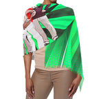 Personalized Cartoonize Crop Effect Woman Scarf
